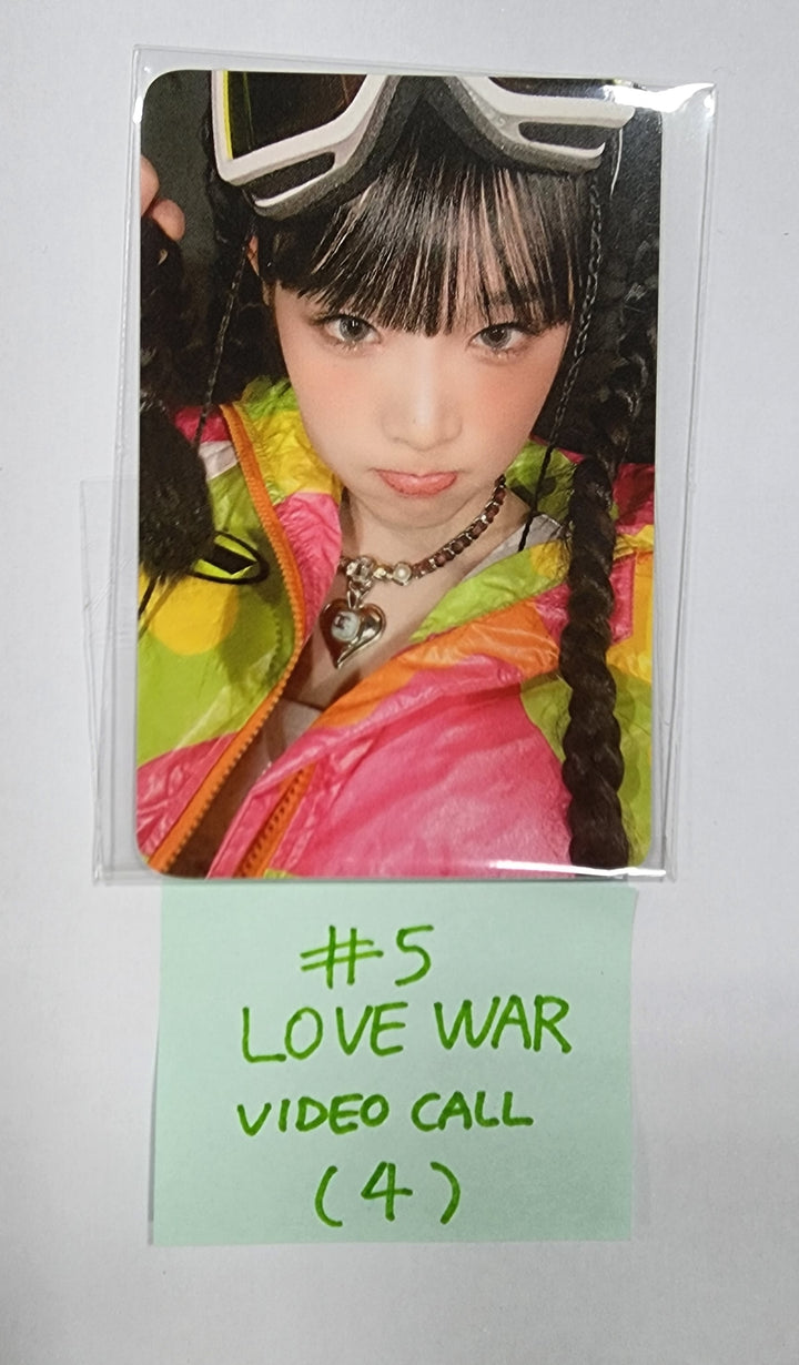 YENA 「Love War」 - Everline ポップアップストアイベントフォトカード、ファンサインイベントフォトカード