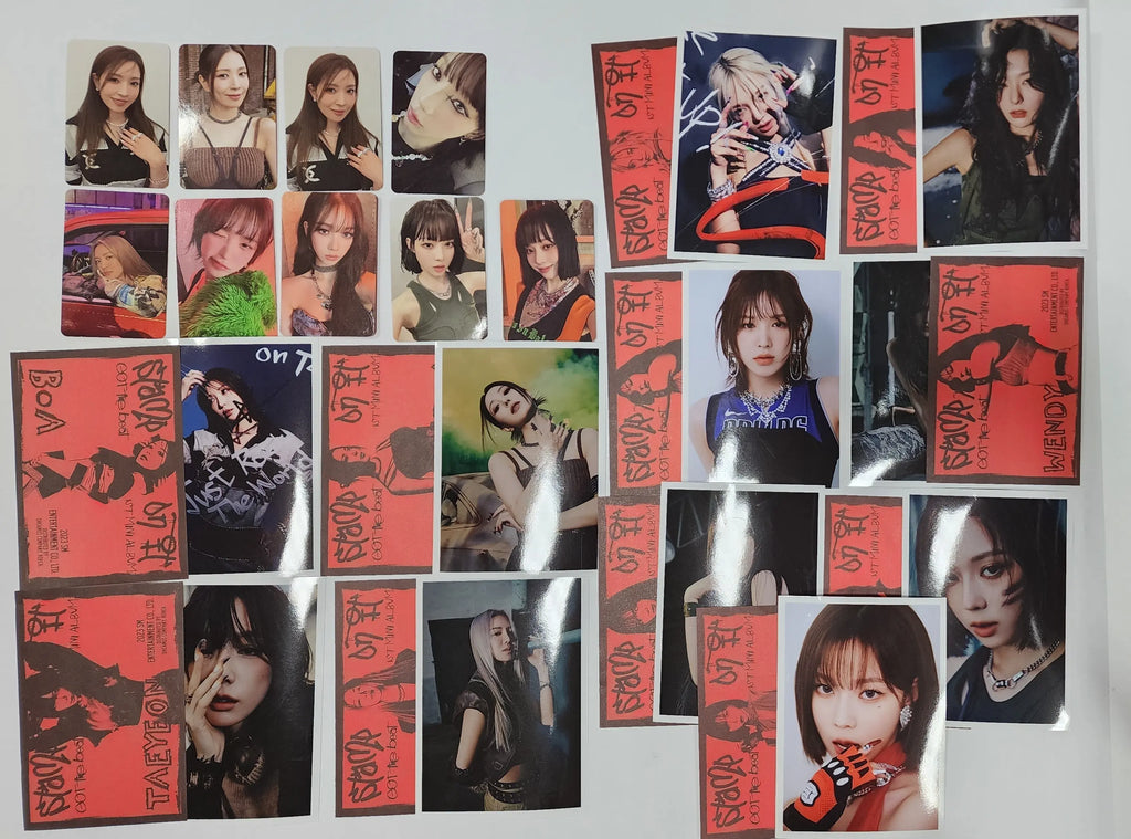 ⑤カリナ got the beat ホログラム stamp on it GOT The Beat KARINA Stamp On it Store Bonus Limited Official