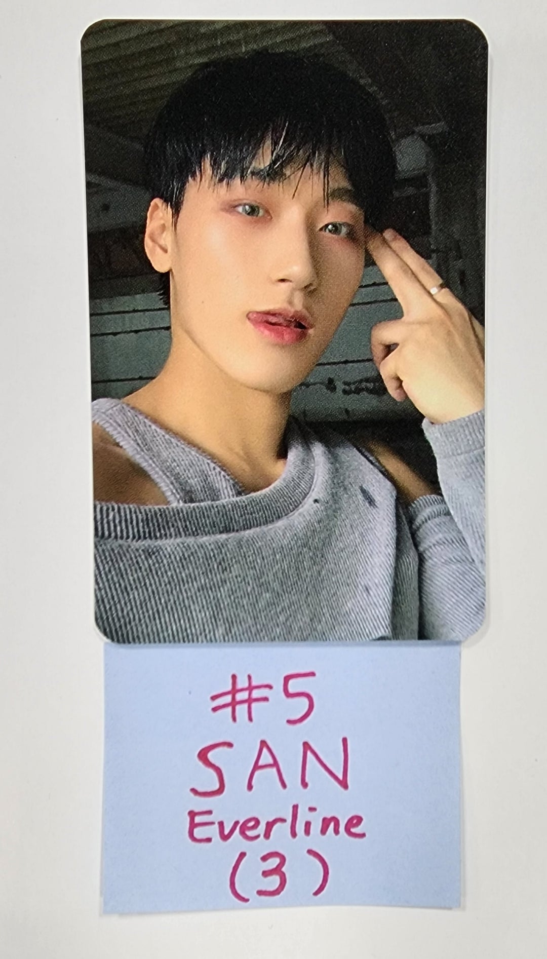 Ateez 'SPIN OFF : FROM THE WITNESS' - Everline Fansign Event Photocard