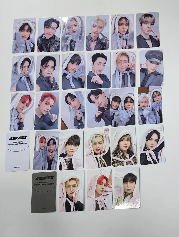 Ateez 'SPIN OFF : FROM THE WITNESS' - Makestar Lucky Draw Event PVC Photocard [Poca Album Ver] - HALLYUSUPERSTORE