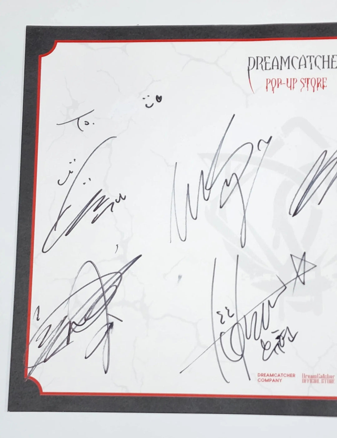 Dreamcatcher ‘Apocalypse : Broken Halloween" - Hand Autographed(Signed) Paper - HALLYUSUPERSTORE