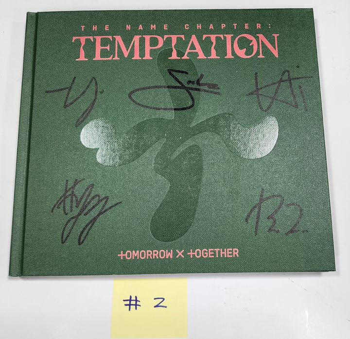 TXT「The Name Chapter: TEMPTATION」 - 直筆サイン入りプロモアルバム