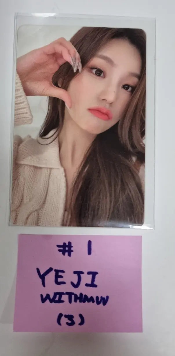 ITZY 'CHESHIRE' - Withmuu Photocard Event - HALLYUSUPERSTORE