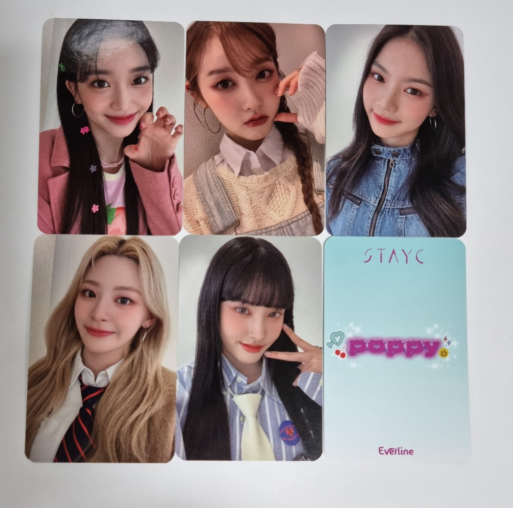 StayC POPPY Japan Debut Single - Everline Fansign Event Photocard