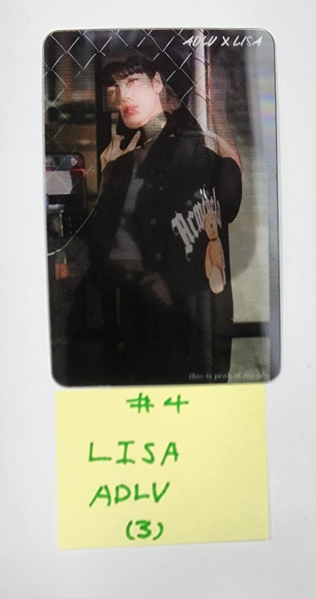 Lisa (of Blackpink) - ADLV Event Lenticular Photocard