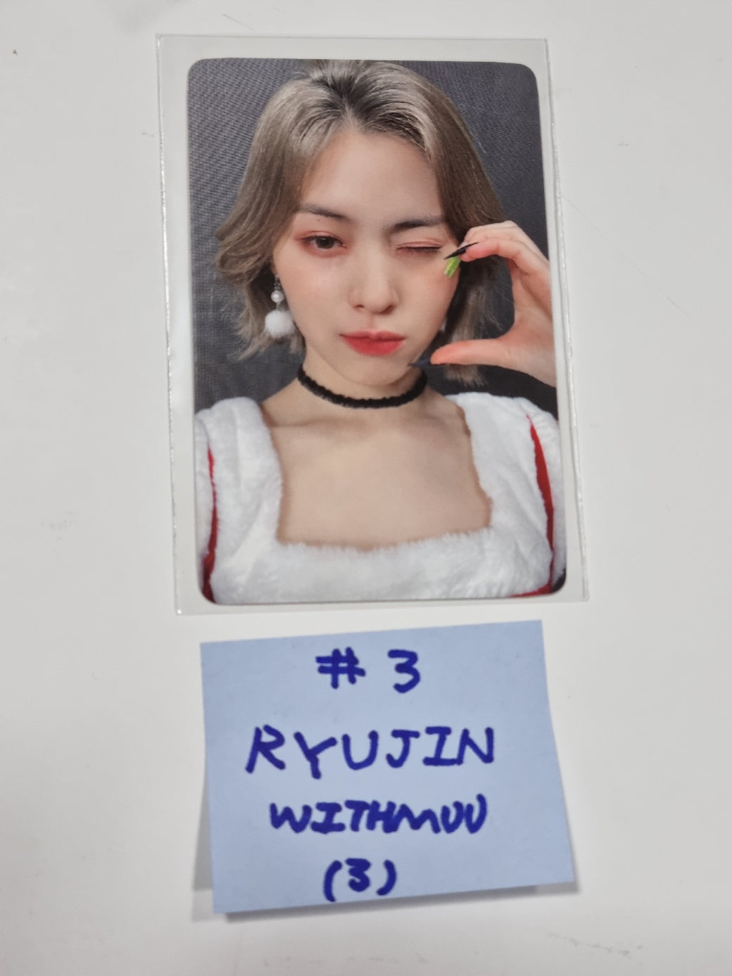 ITZY 'CHESHIRE' - Withmuu 팬사인회 이벤트 포토카드 8라운드 
