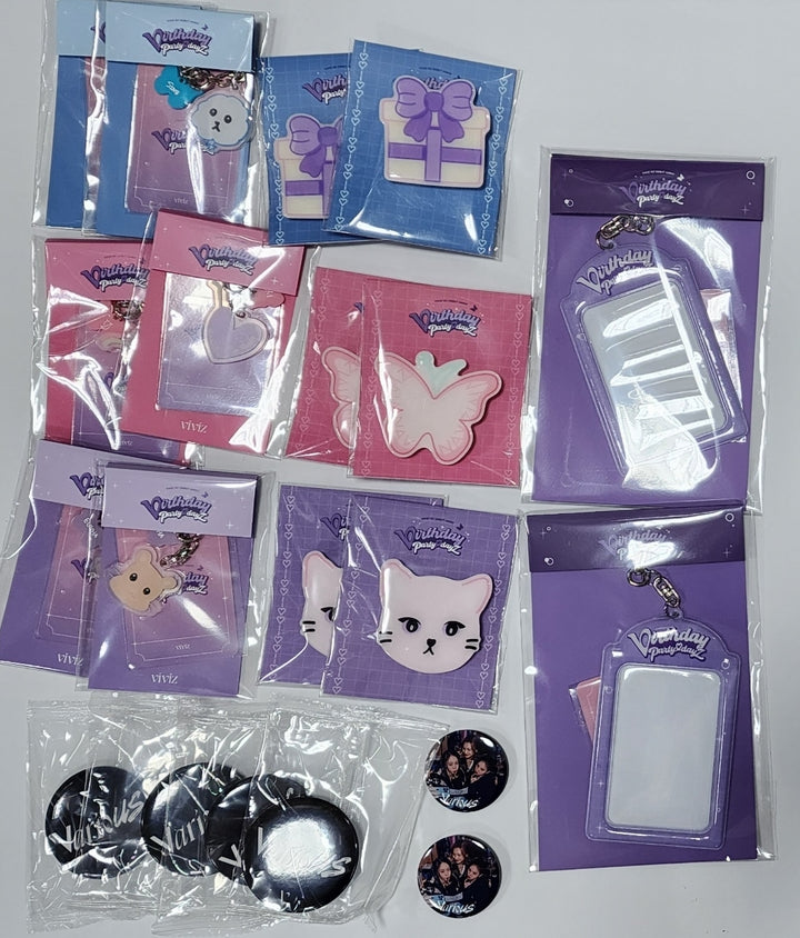 VIVIZ "Birthday Party DayZ" - Everline Official MD [Trading Photocard, Acrylic Griptok, Acrylic Keyring, Photocard Holder] - HALLYUSUPERSTORE