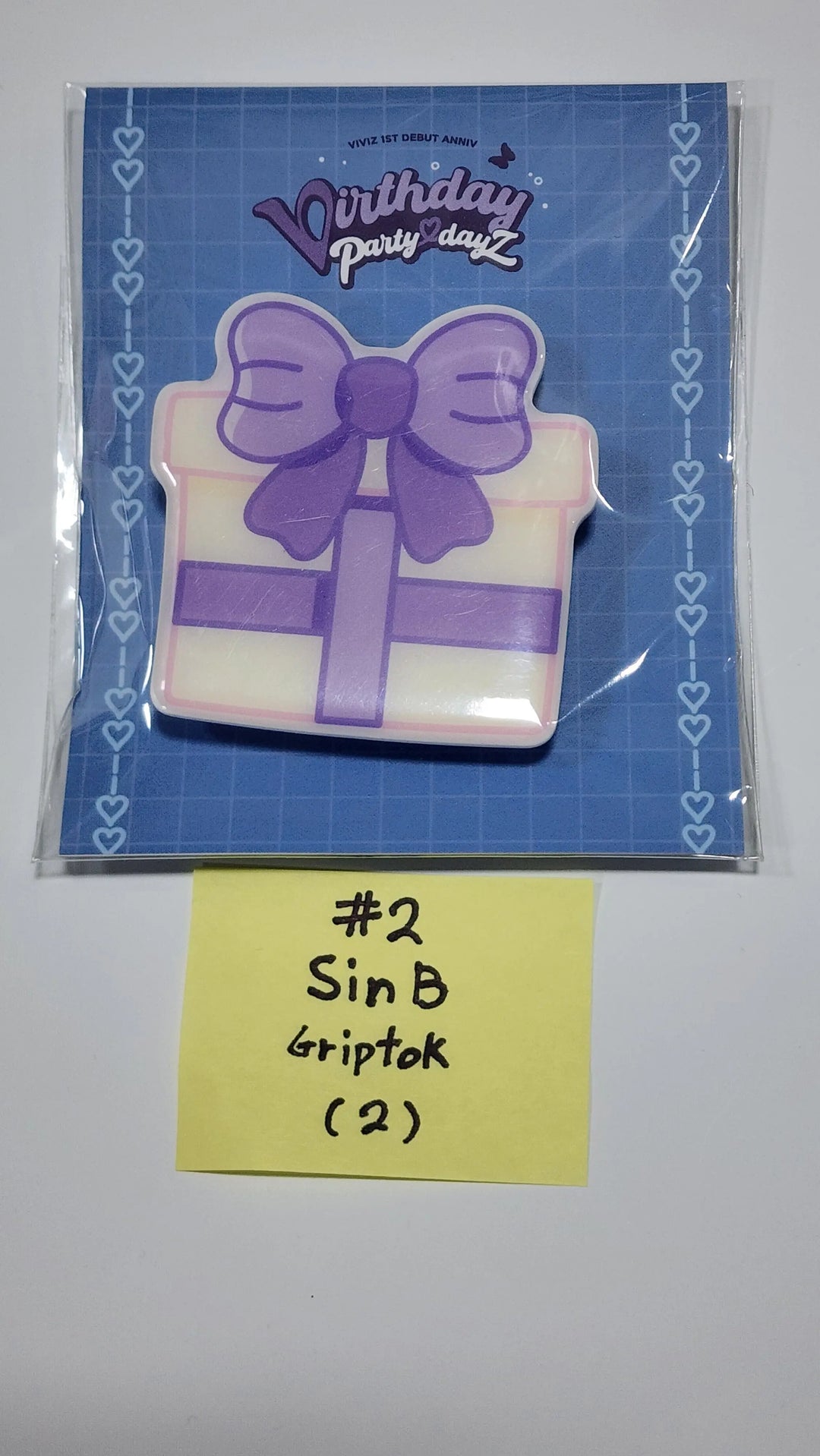VIVIZ "Birthday Party DayZ" - Everline Official MD [Trading Photocard, Acrylic Griptok, Acrylic Keyring, Photocard Holder] - HALLYUSUPERSTORE