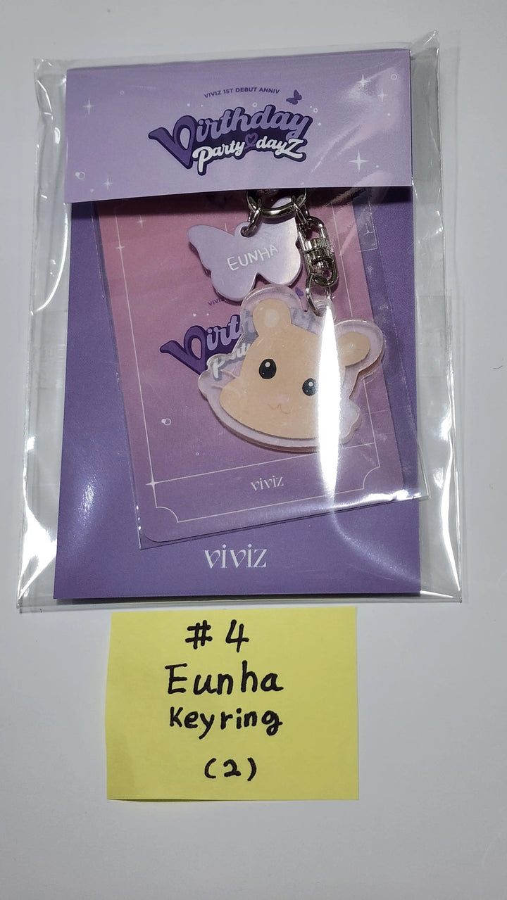 VIVIZ "Birthday Party DayZ" - Everline Official MD [Trading Photocard, Acrylic Griptok, Acrylic Keyring, Photocard Holder] - HALLYUSUPERSTORE