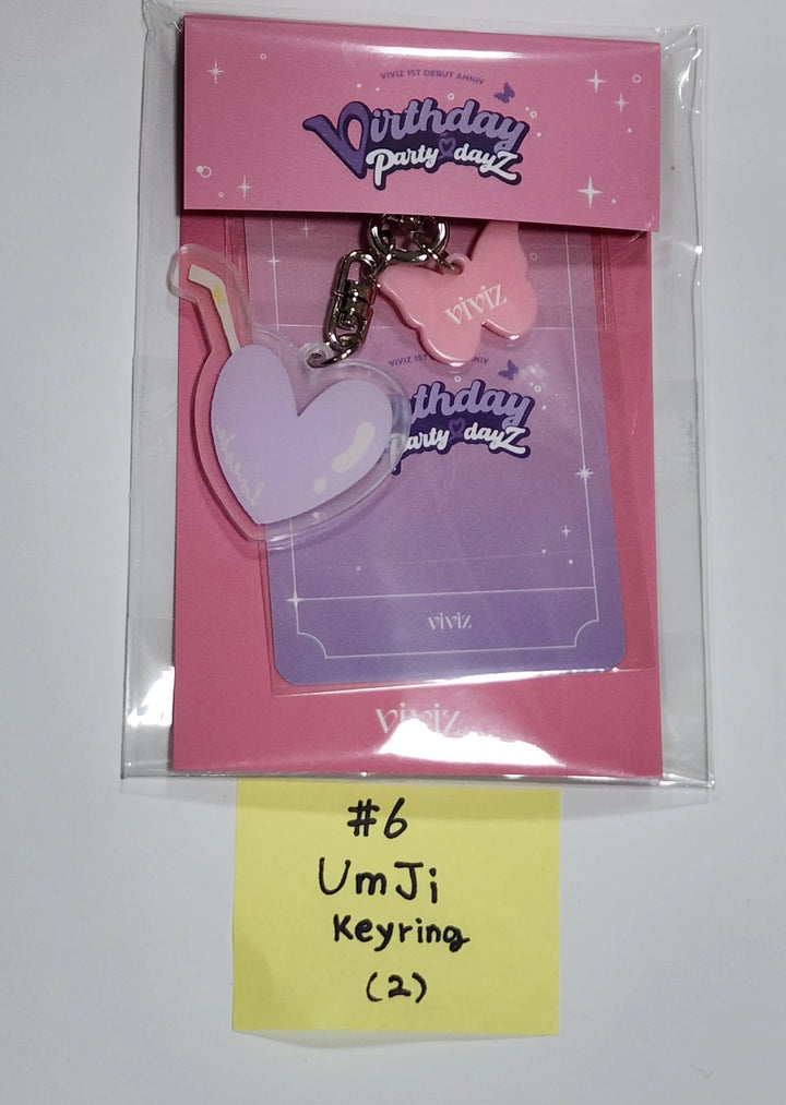 VIVIZ "Birthday Party DayZ" - Everline Official MD [Trading Photocard, Acrylic Griptok, Acrylic Keyring, Photocard Holder] - HALLYUSUPERSTORE
