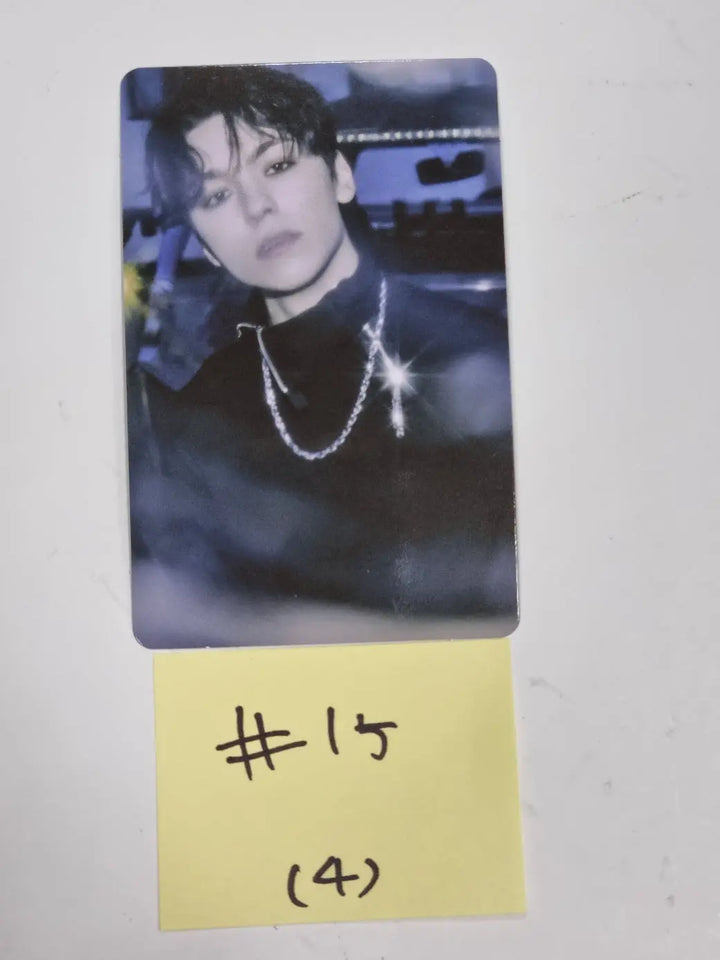 Vernon (Of SEVENTEEN) 'BLACK EYE'- Weverse Shop Official Trading Photocard - HALLYUSUPERSTORE