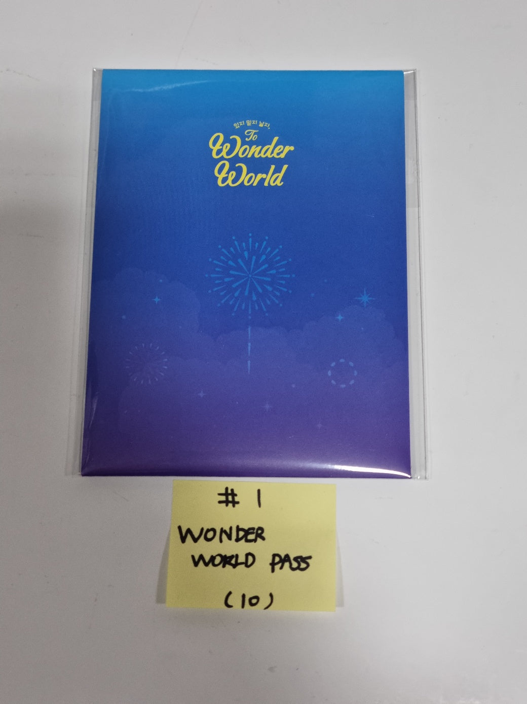 ITZY 「Wonder World」The 2nd Fan Meeting - Official MD 【ワンダーワールドパス、トレーディングフォトカード、フォトカードホルダー、アクリルキット、4カットフォトステッカー、フォトスローガン】