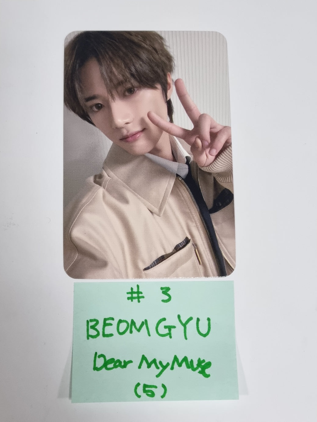 TXT ‘The Name Chapter: TEMPTATION’ - Dear My Muse Fansign Event Photocard