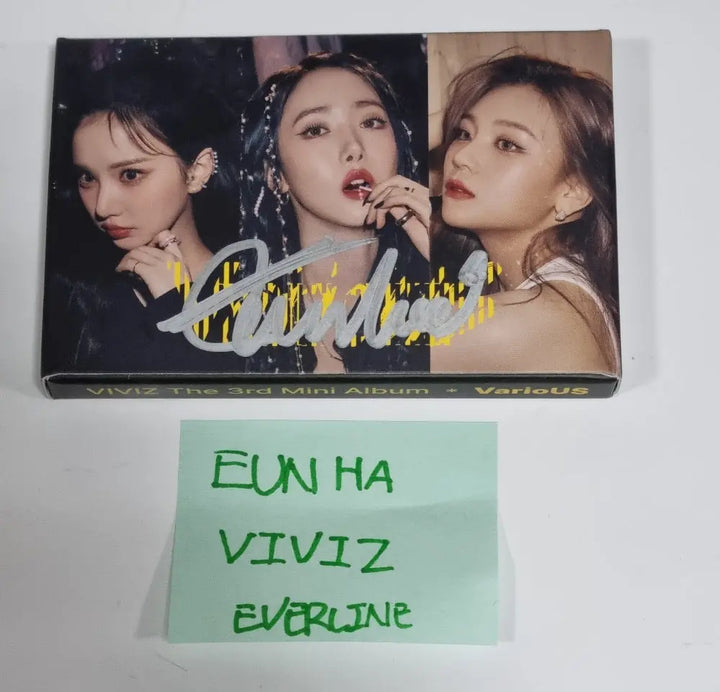 Eunha (Of VIVIZ) 'VarioUS' - Hand Autographed(Signed) Album [PLVE ver.]