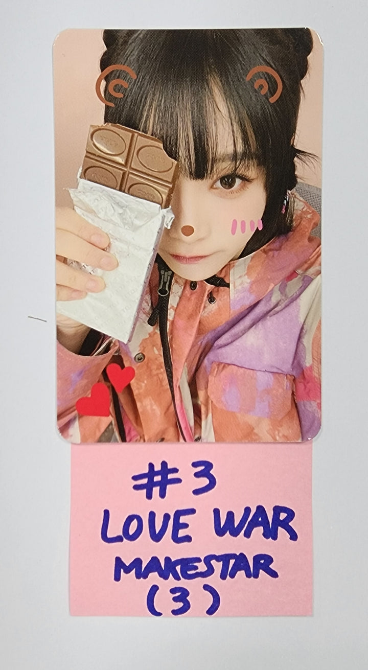 YENA "Love War" - Makestar Fansign Event Photocard Round 2 [Poca Album]