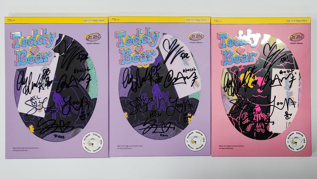 STAYC "Teddy Bear" - Hand Autographed(Signed) Promo Album (Restocked 2/20)
