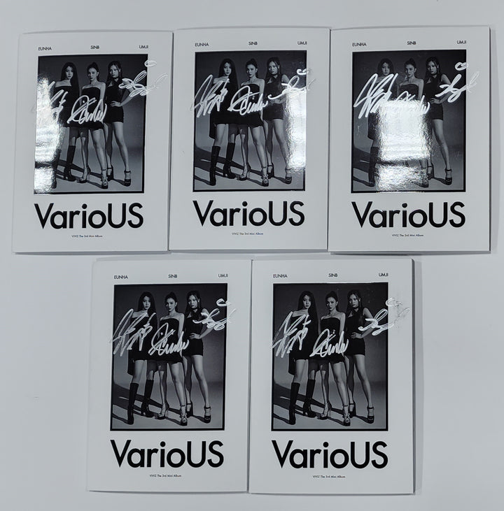 VIVIZ 'VarioUS' - 直筆サイン入りプロモアルバム