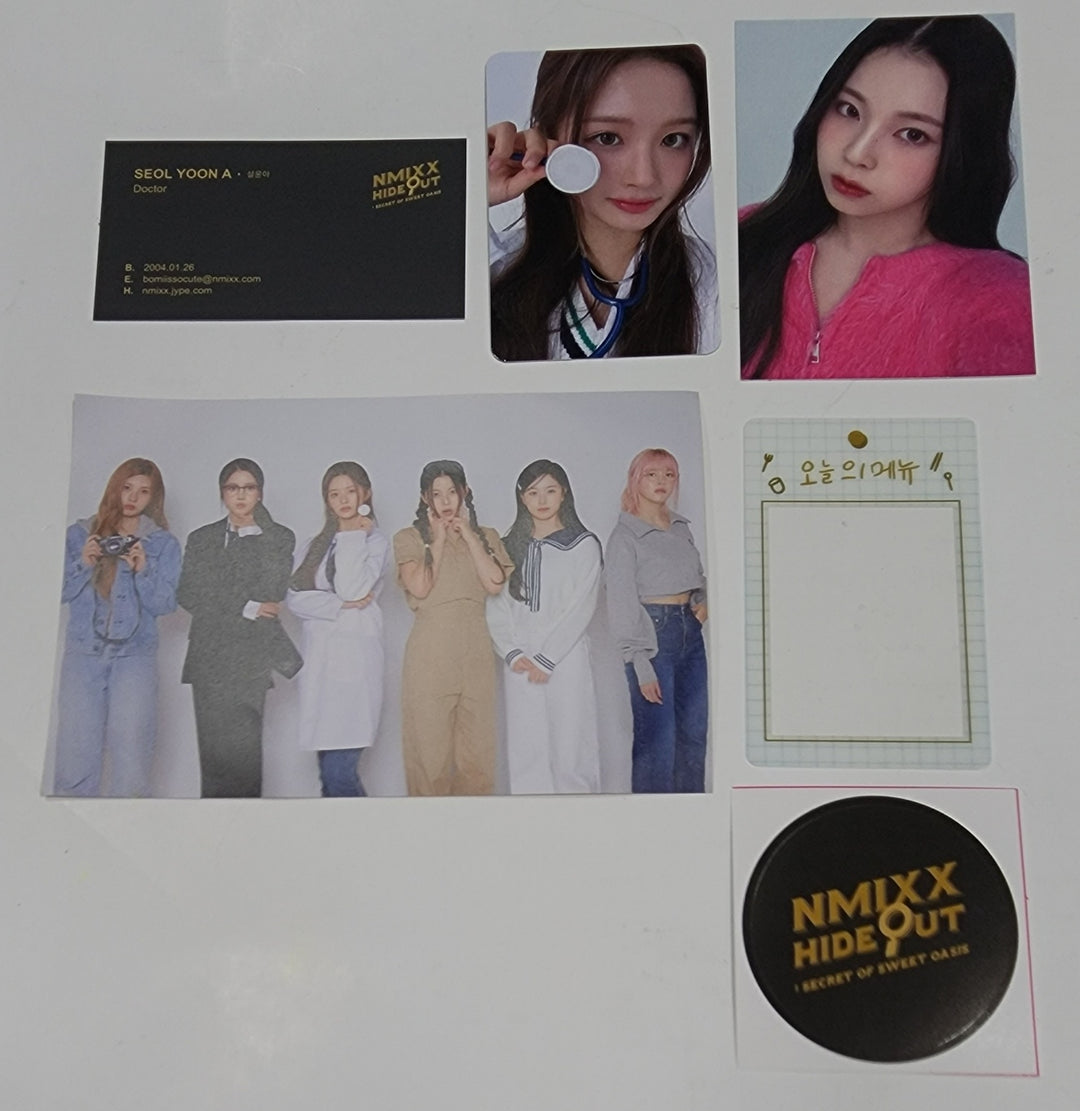 NMIXX "HIDE OUT : Secret Of Sweet Oasis" - Drink & Cookie Event Photocards Set