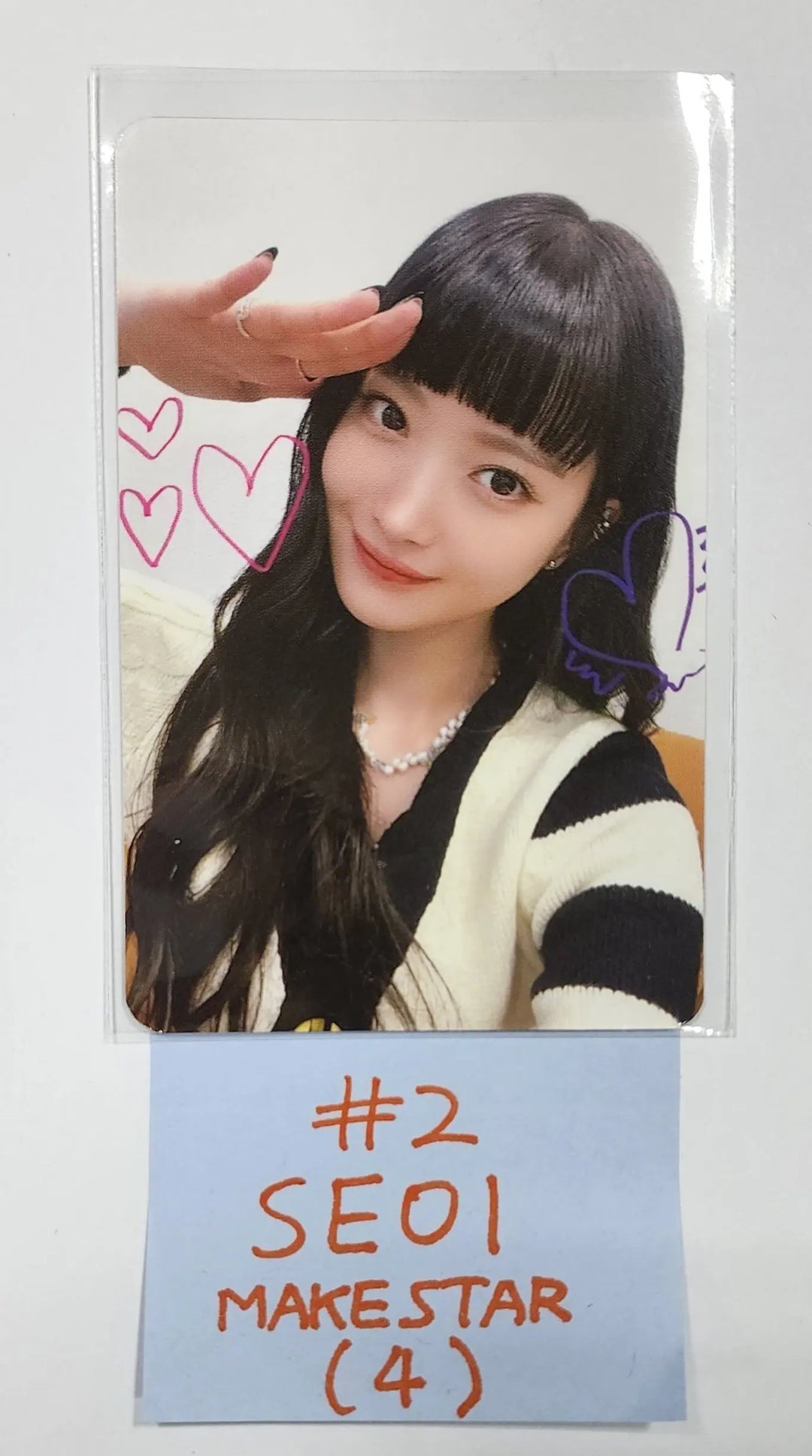 H1-KEY "Rose Blossom" Mini 1st - Makestar Fansign Event Photocard