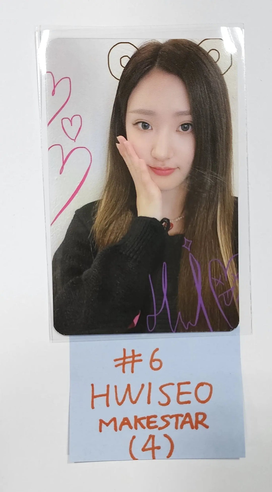 H1-KEY "Rose Blossom" Mini 1st - Makestar Fansign Event Photocard