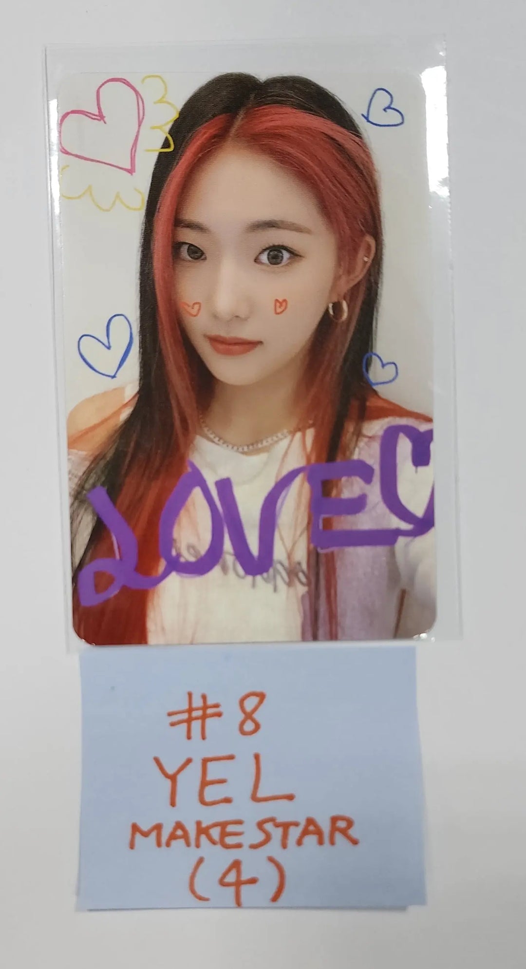 H1-KEY "Rose Blossom" Mini 1st - Makestar Fansign Event Photocard