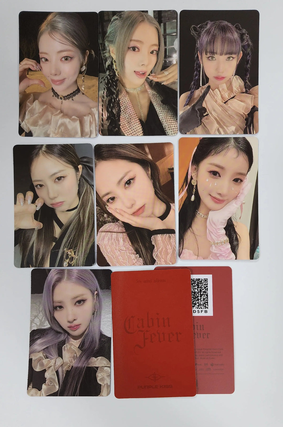 PURPLE KISS "Cabin Fever" - Official Photocard [Poca Ver] - HALLYUSUPERSTORE