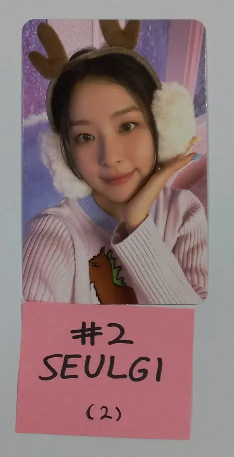 Red Velvet "2022 Pink Christmas" - Smtown & Store Random Pack Photocard - HALLYUSUPERSTORE