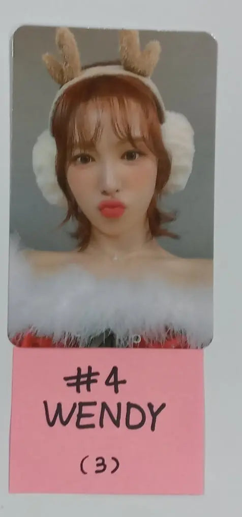 Red Velvet "2022 Pink Christmas" - Smtown & Store Random Pack Photocard - HALLYUSUPERSTORE