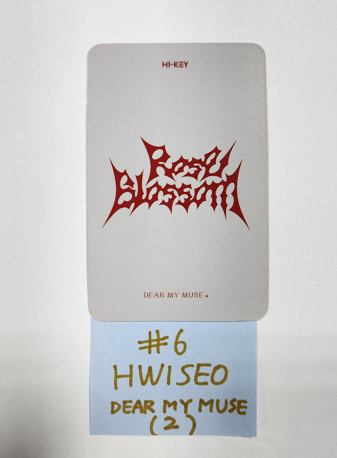 H1-KEY "Rose Blossom" Mini 1st - Dear My Muse 팬사인회 이벤트 포토카드