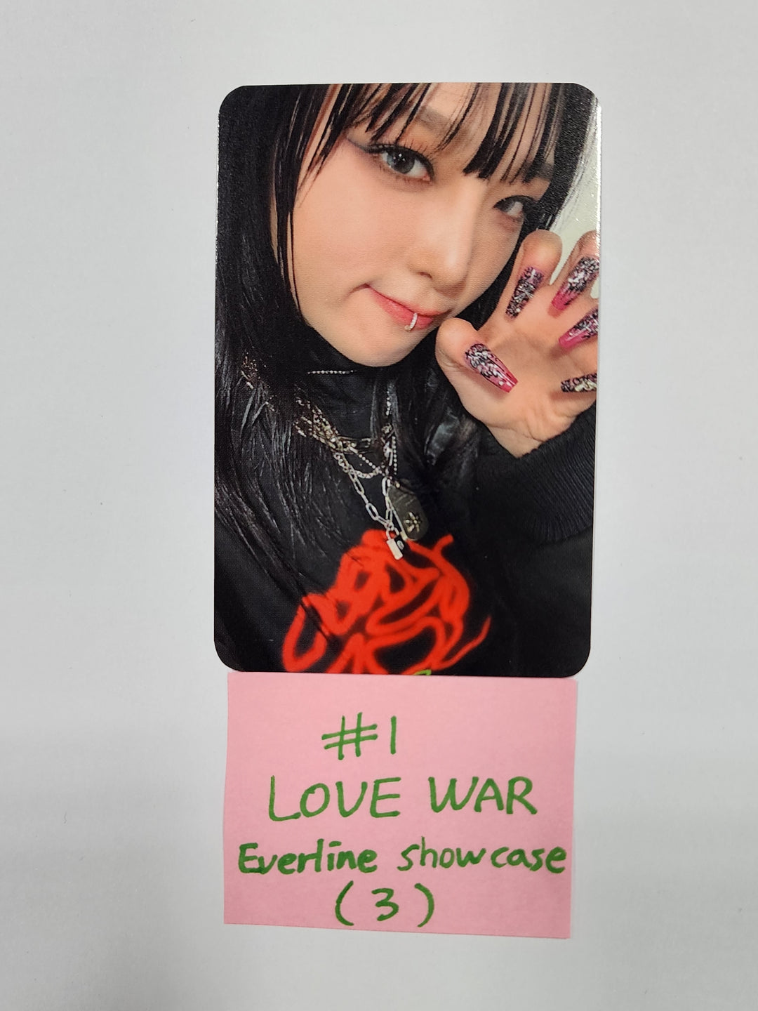 YENA 「LOVE WAR」 - Everline 予約特典フォトカード