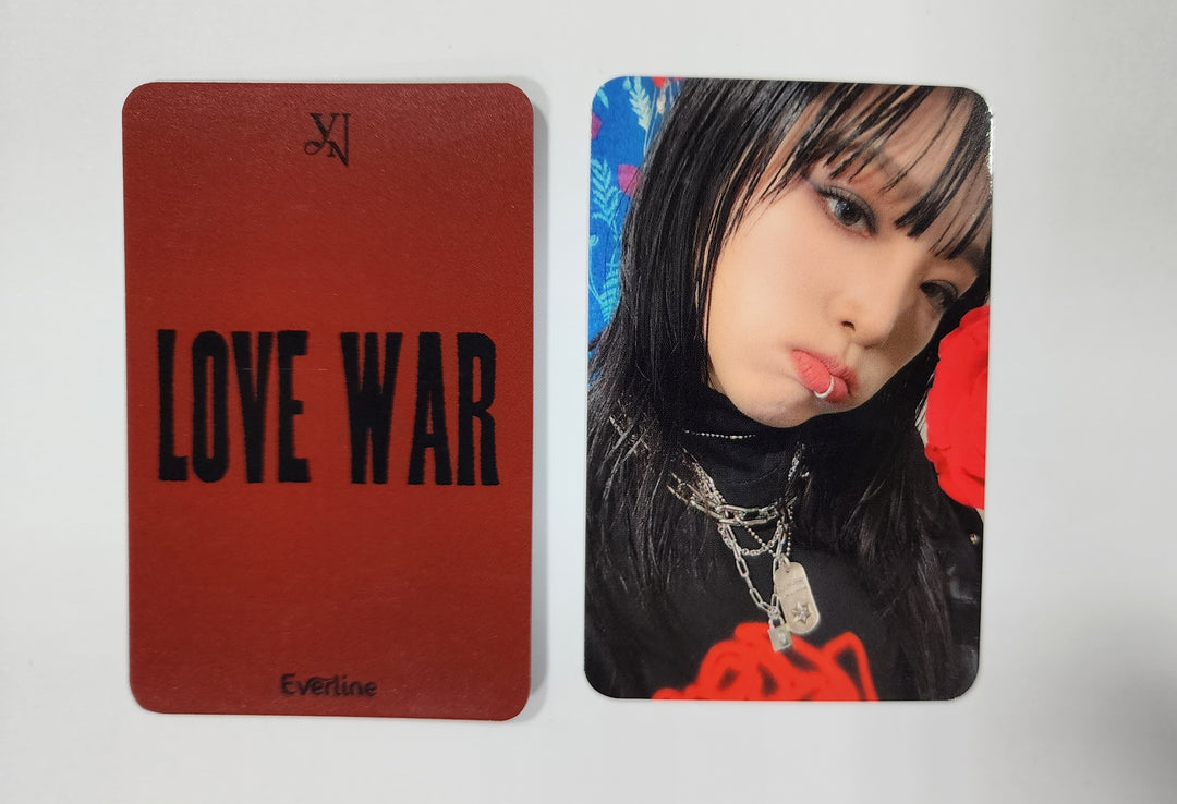 YENA "LOVE WAR" - 에버라인 예약판매 혜택 포토카드