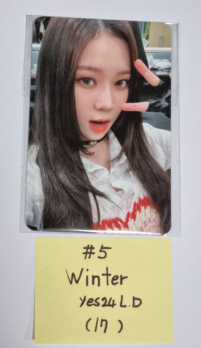 Aespa "Synk : Hyper Line" 2023 aespa 1ST Concert - yes24 Lucky Draw Event Photocard - HALLYUSUPERSTORE