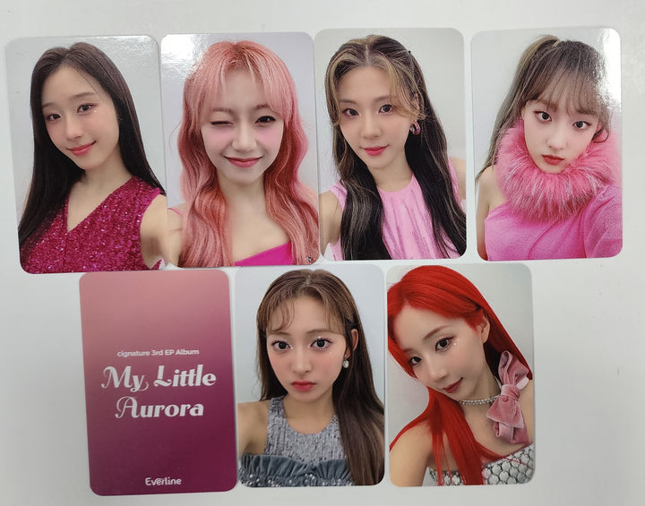Cignature 3rd Mini "My Little Aurora" - Everline Fansign Event Photocard Round 2 - HALLYUSUPERSTORE