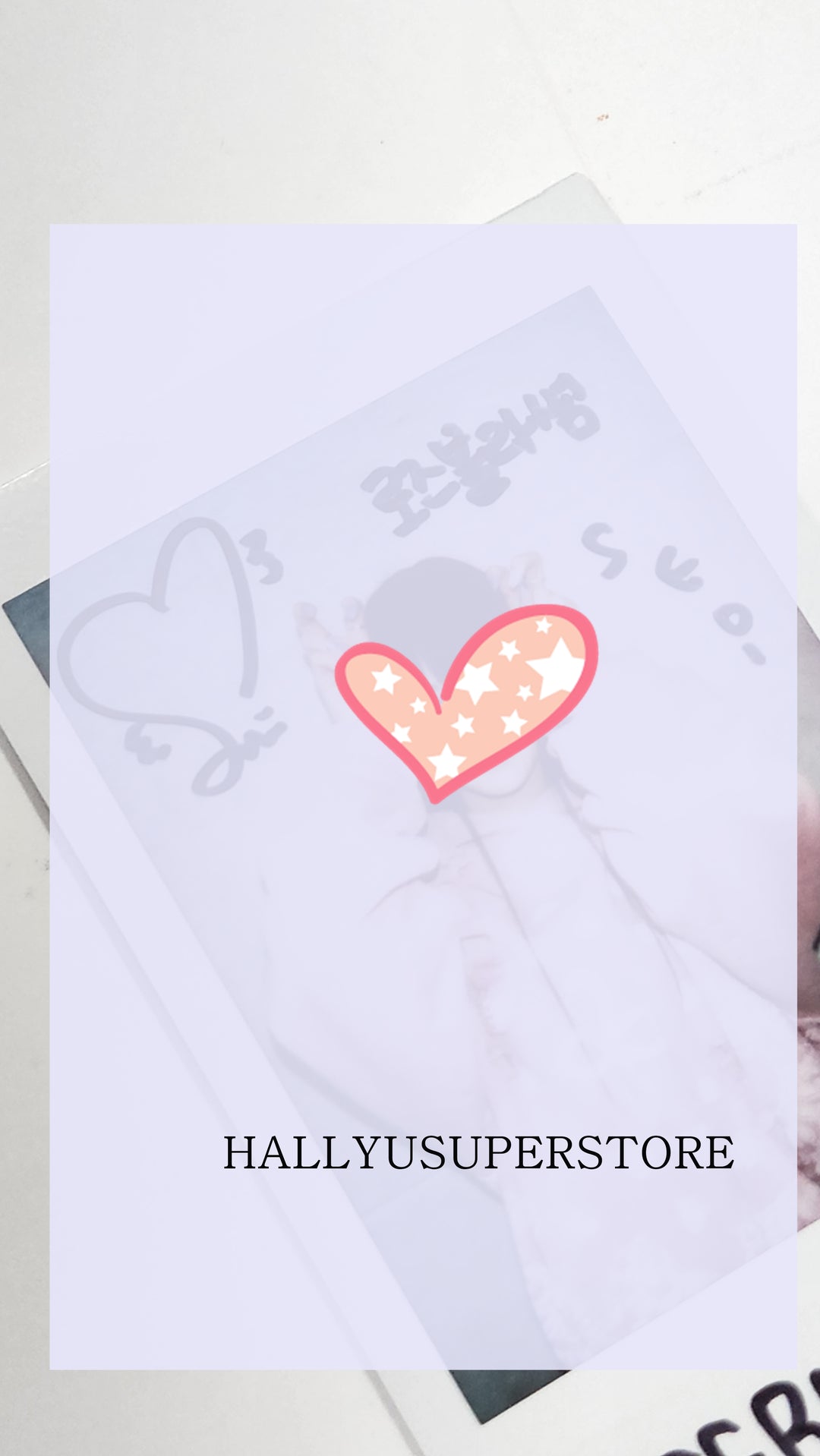 SEOI (Of H1-KEY) "Rose Blossom" Mini 1st - Hand Autographed(Signed) Polaroid