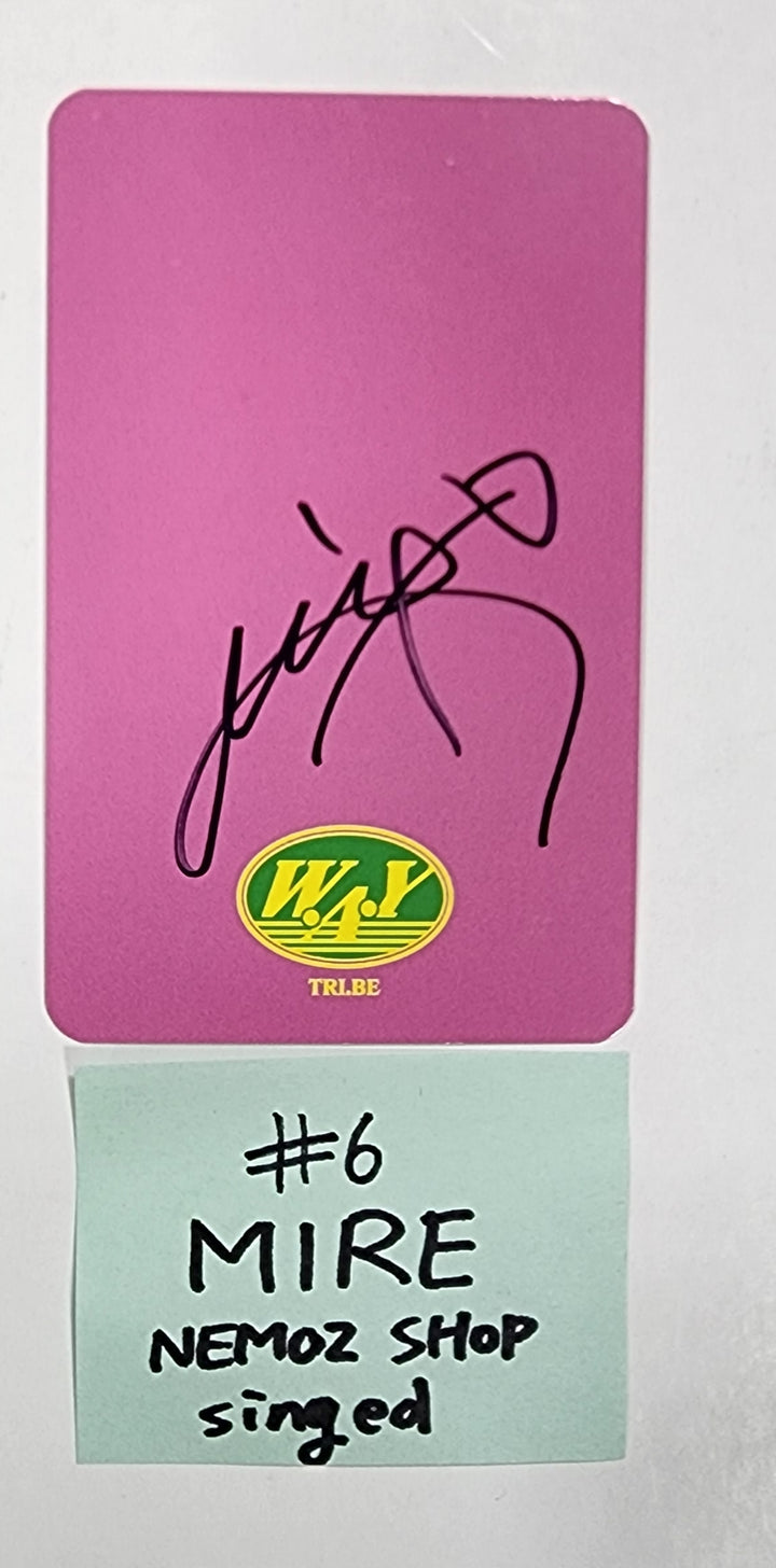 TRI.BE " W.A.Y" - Hand Autographed(Signed) Photocard [Nemo Album Ver]