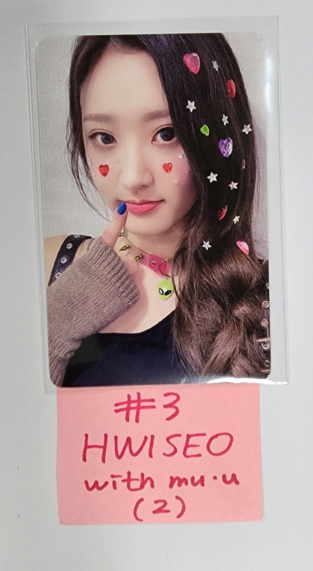 H1-KEY "Rose Blossom" Mini 1st - Withmuu Fansign Event Photocard