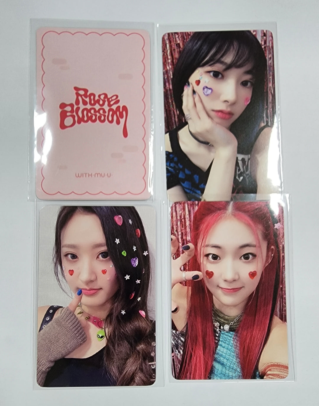 H1-KEY "Rose Blossom" Mini 1st - Withmuu Fansign Event Photocard