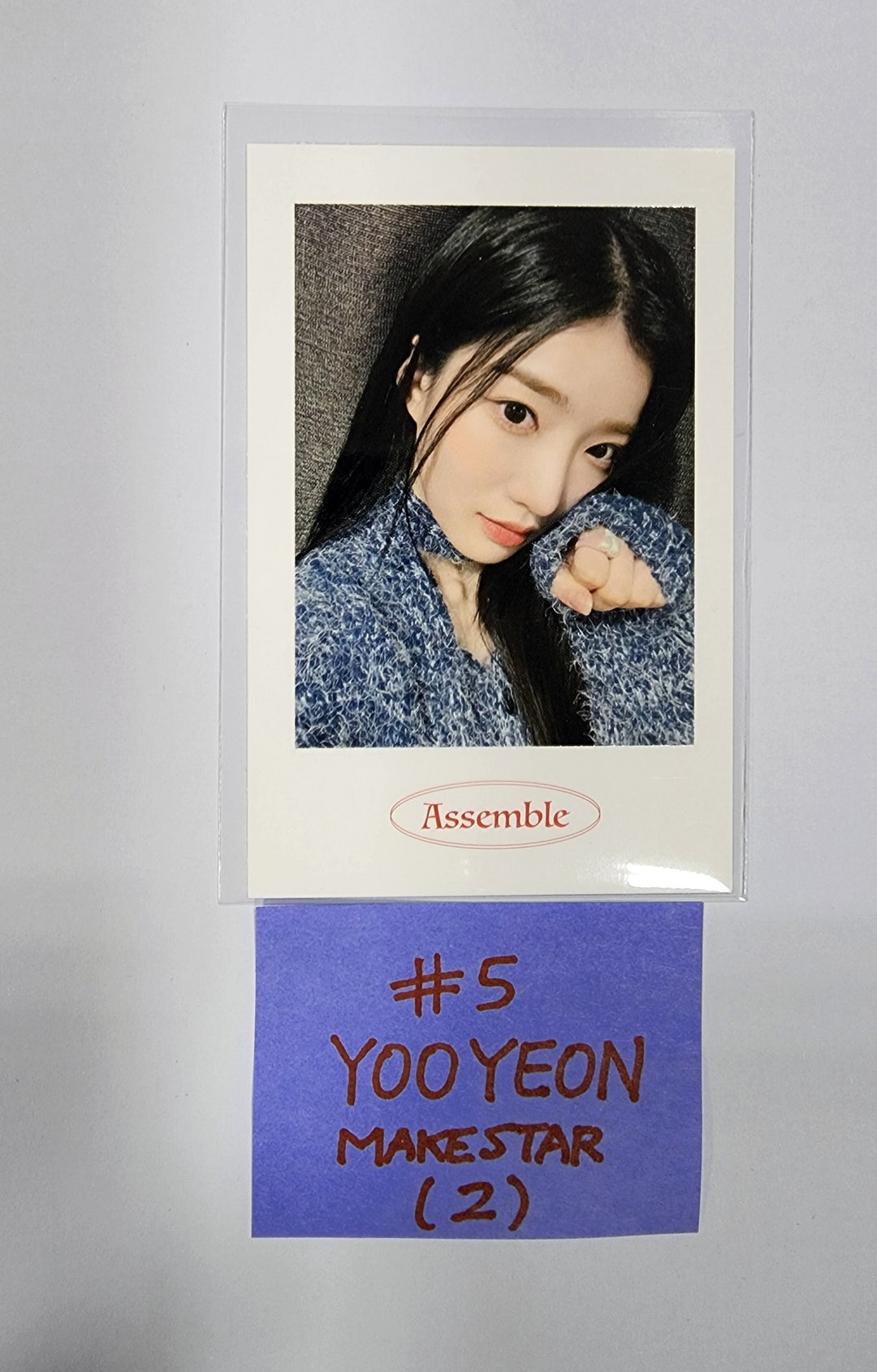 TripleS "ASSEMBLE"- Makestar Fansign Event Polaroid type Photocard - HALLYUSUPERSTORE