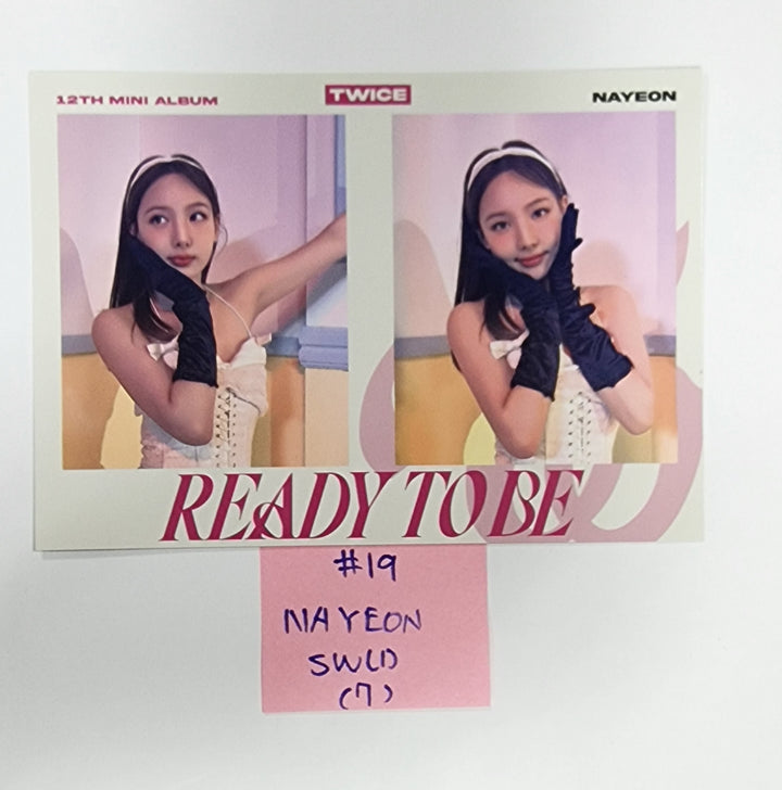 Twice "READY TO BE" - Soundwave Lucky Draw Event PVC Photocard