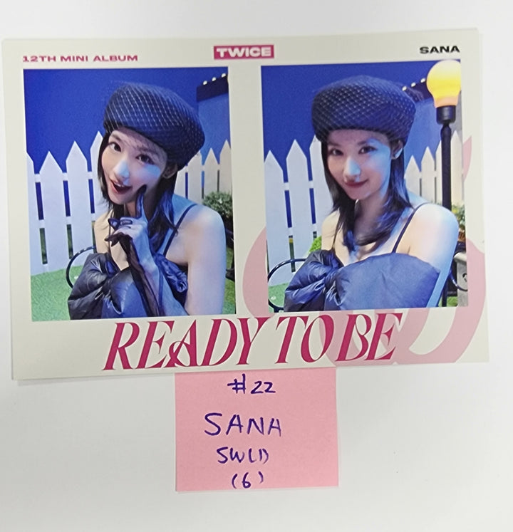 Twice "READY TO BE" - サウンドウェーブ 抽選イベント PVC フォトカード