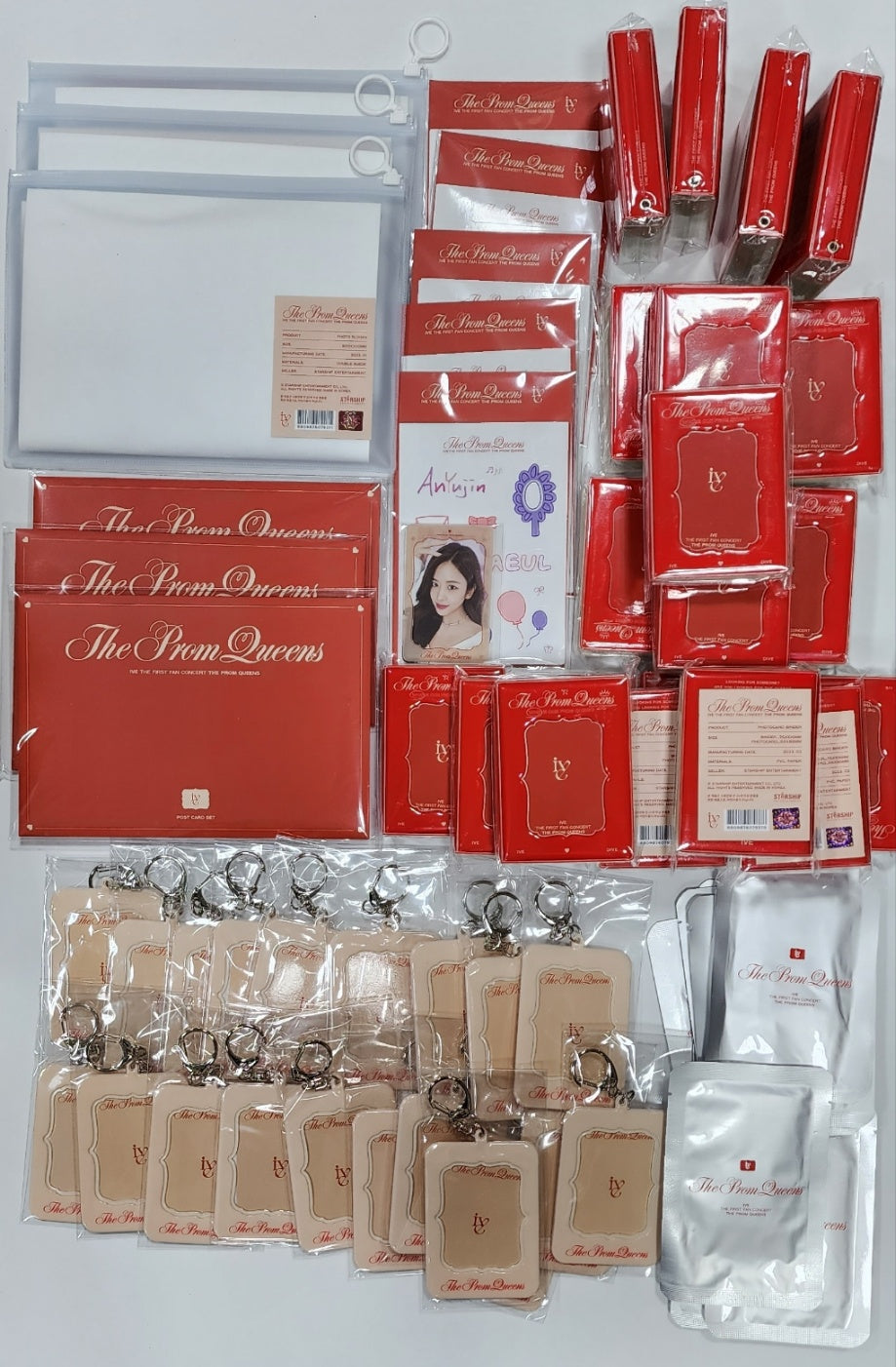 IVE "The Prom Queens" 1st Fan-Concert - Official MD [PVC CARD Horder, Photocard Binder, Photocard Deco Set, Postcard Set]