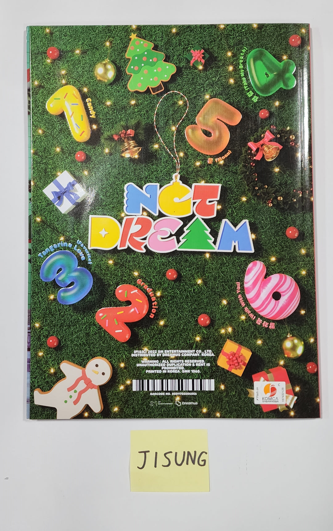 지성 (Of NCT DREAM) "Candy" 겨울 스페셜 미니앨범 - 친필 사인 앨범