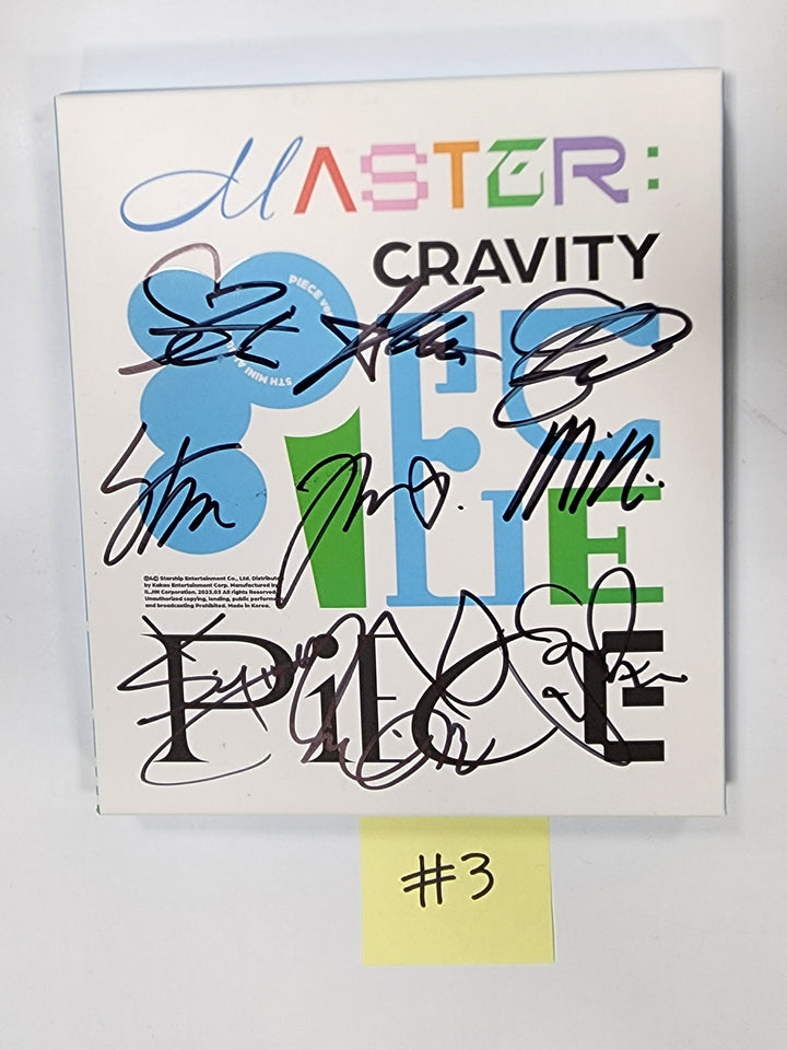 CRAVITY「MASTER:PIECE」 - 直筆サイン入りプロモアルバム