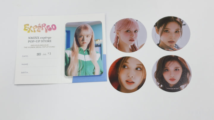 NMIXX "expergo" - Soundwave Pop-Up Store Event Photocard & Circle Photo (4EA)