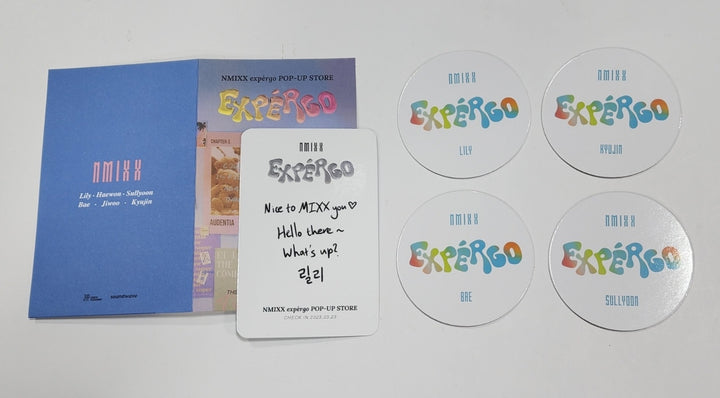 NMIXX "expergo" - Soundwave Pop-Up Store Event Photocard & Circle Photo (4EA) - HALLYUSUPERSTORE