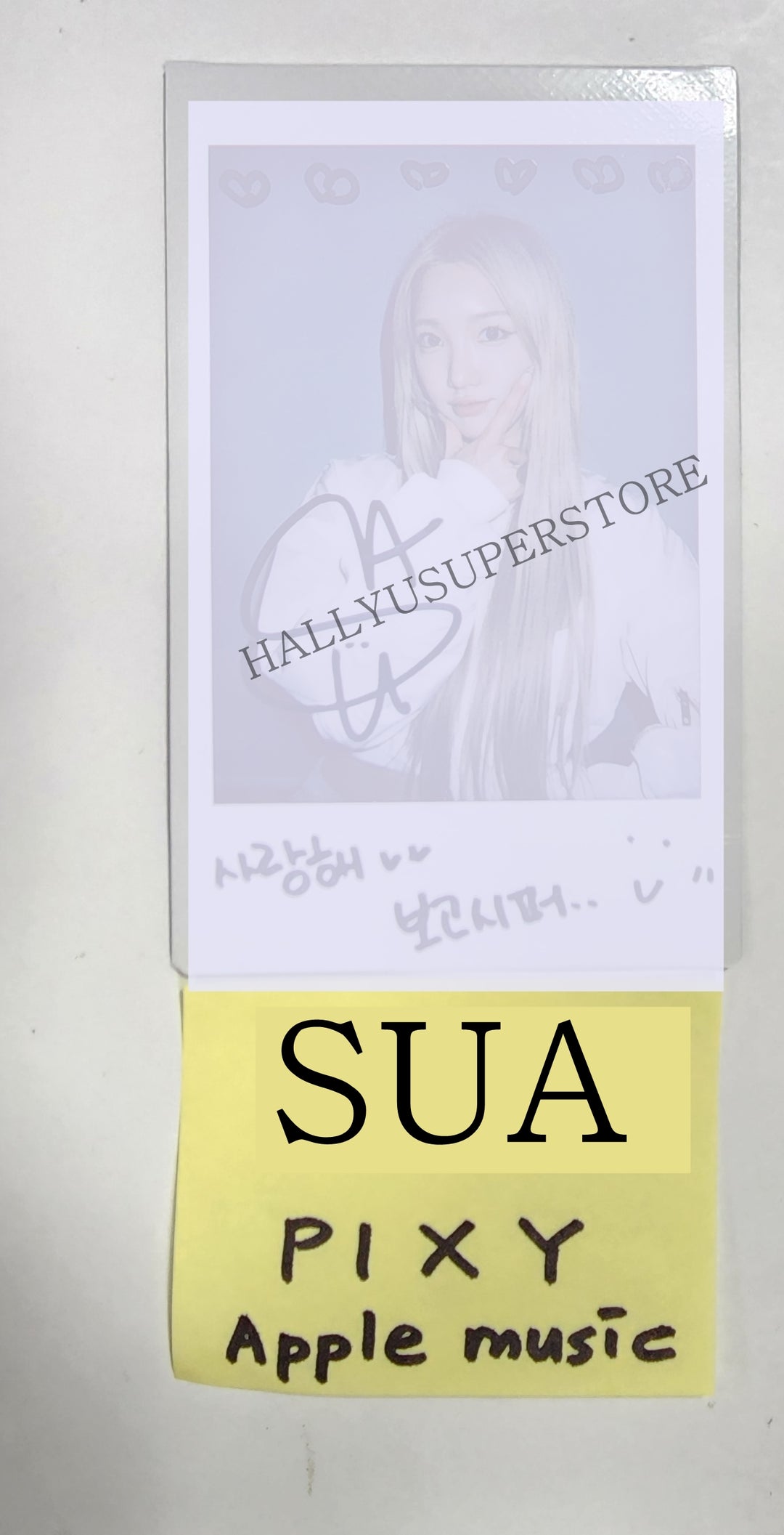Sua (Of Pixy) 'CHOSEN KARMA' - Hand Autographed(Signed) Polaroid