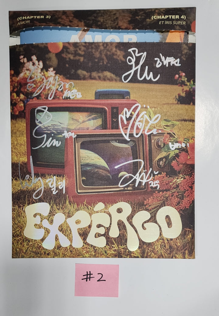 NMIXX "expergo" - Hand Autographed(Signed) Promo Album - HALLYUSUPERSTORE