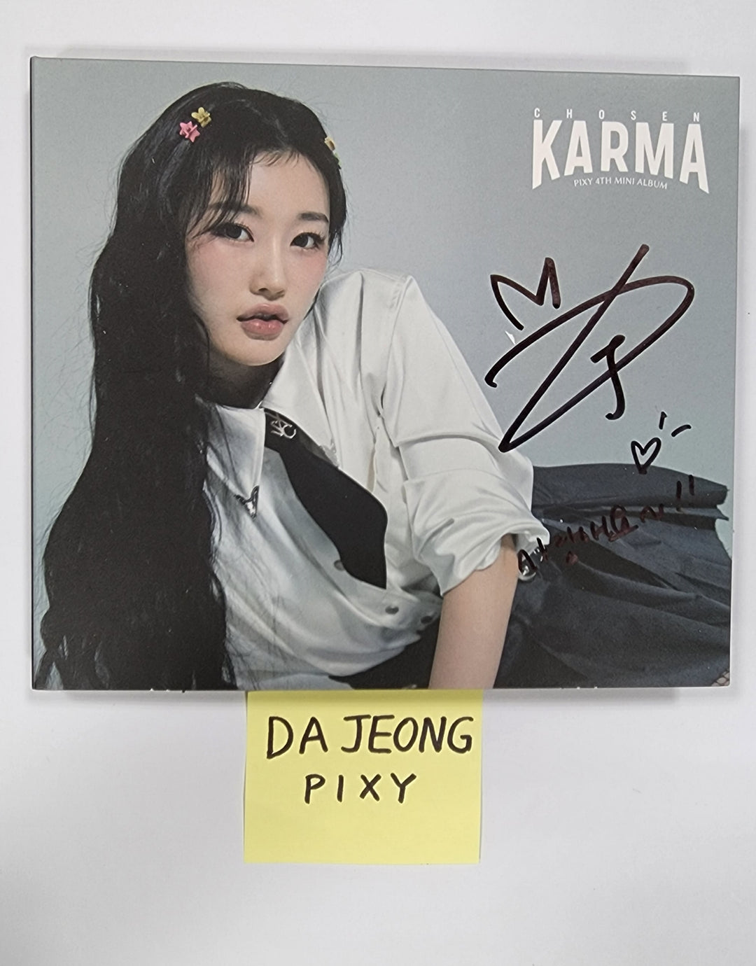 Dajeon (Of Pixy) 'CHOSEN KARMA' - Hand Autographed(Signed) Album [DIGIPACK ver.]