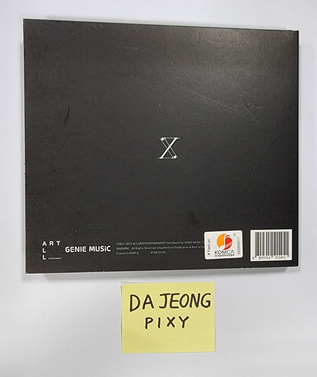 Dajeon (Of Pixy) 'CHOSEN KARMA' - Hand Autographed(Signed) Album [DIGIPACK ver.]