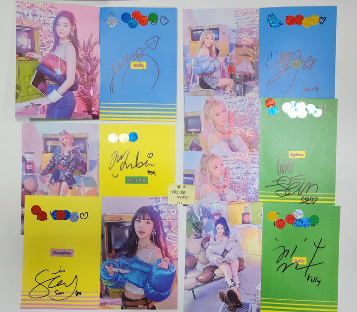 TRI.BE " W.A.Y" - A Cut Page From Fansign Event Albums Set (6EA)